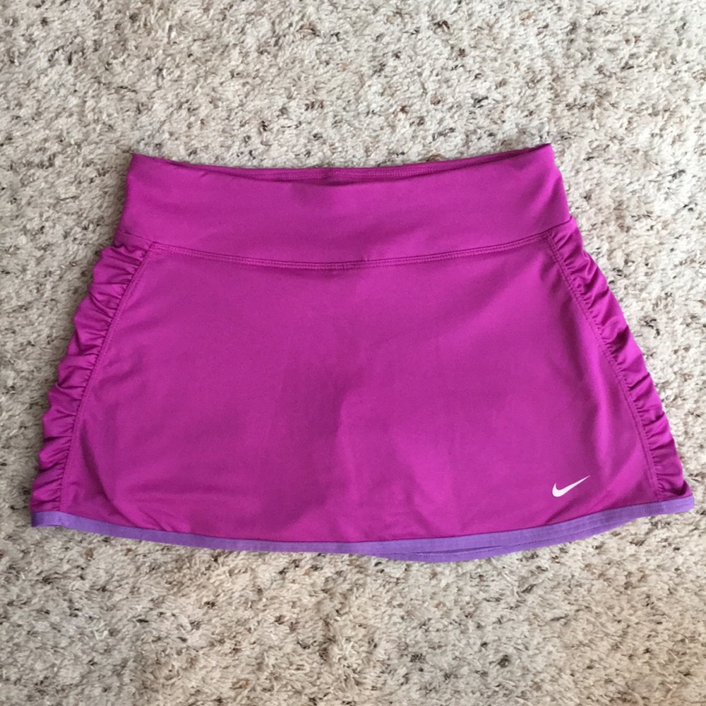 Nike ruched tennis skirt